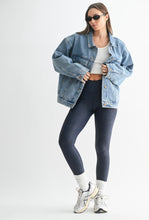 Load image into Gallery viewer, Keeping it Cool Oversized Denim Jacket