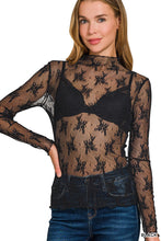 Load image into Gallery viewer, Feeling Lucky Lace Long Sleeve