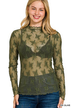 Load image into Gallery viewer, Feeling Lucky Lace Long Sleeve