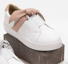 Load image into Gallery viewer, Blush Bow Sneakers
