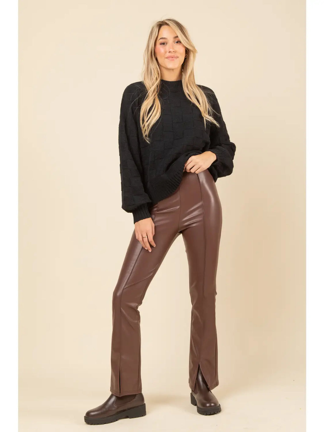 All About You Faux Leather Leggings