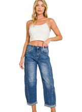 Load image into Gallery viewer, How About That Medium Wash Barrel Denim
