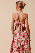 Load image into Gallery viewer, Spring Is Coming Floral Tie Back Dress
