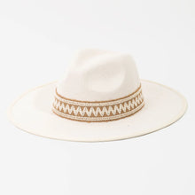 Load image into Gallery viewer, Boho Band Fedora Hat
