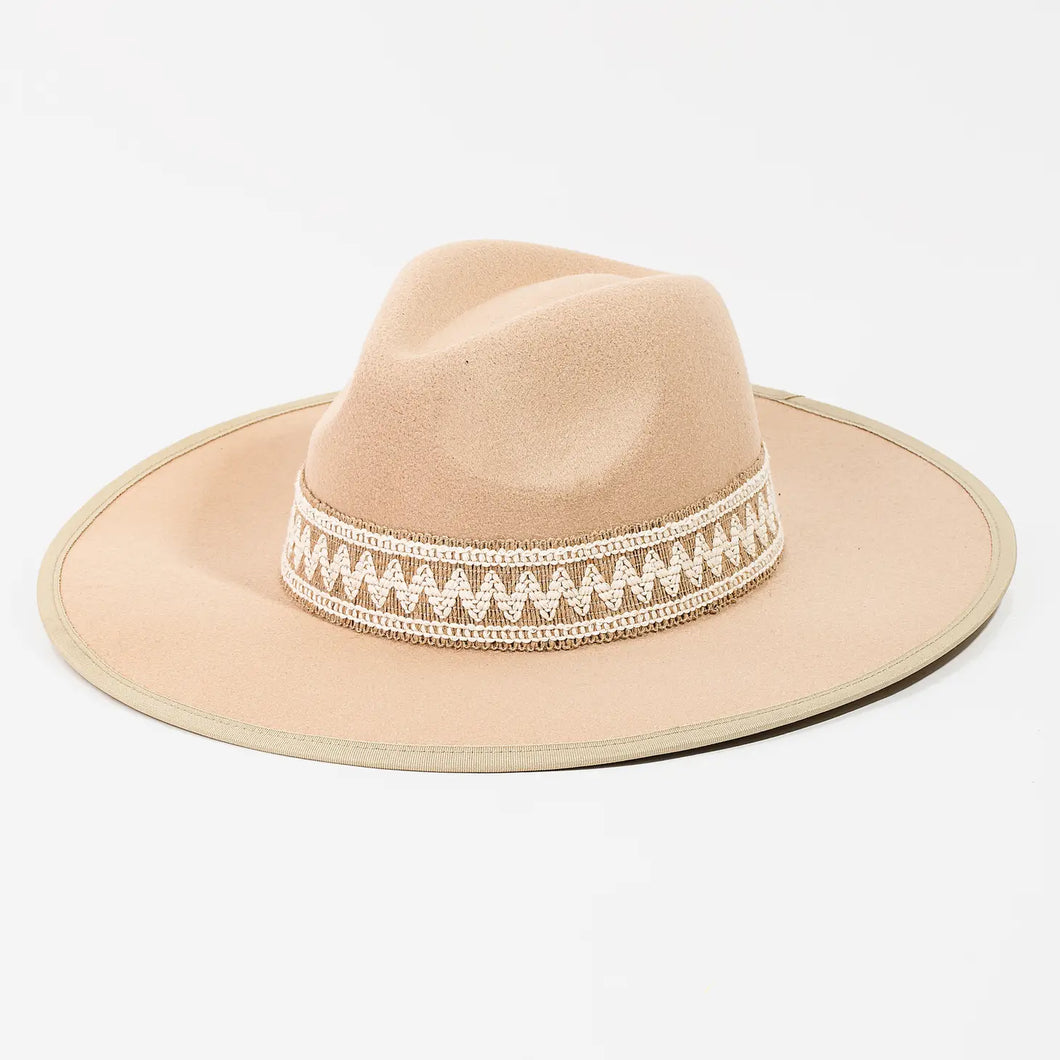 Boho Band Fedora Hat