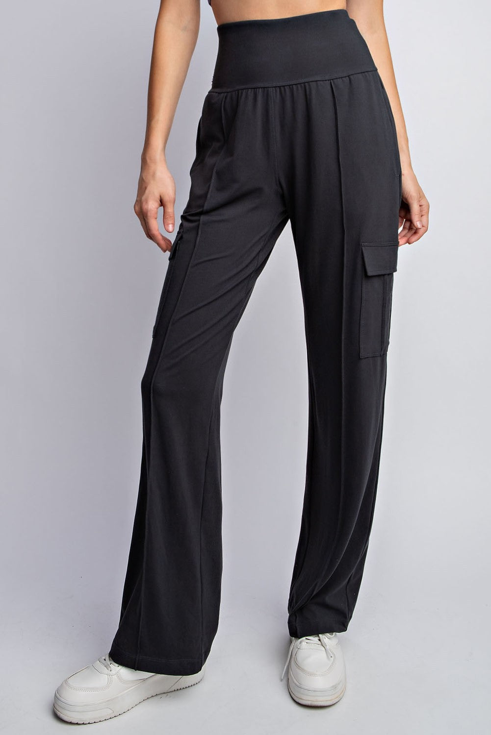 Make It Through Black Butter Cargo Pants