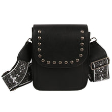 Load image into Gallery viewer, Seeing It Studded Flap Mini Crossbody Bag

