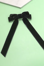 Load image into Gallery viewer, Velvet Bow- Pink-Black-Brown
