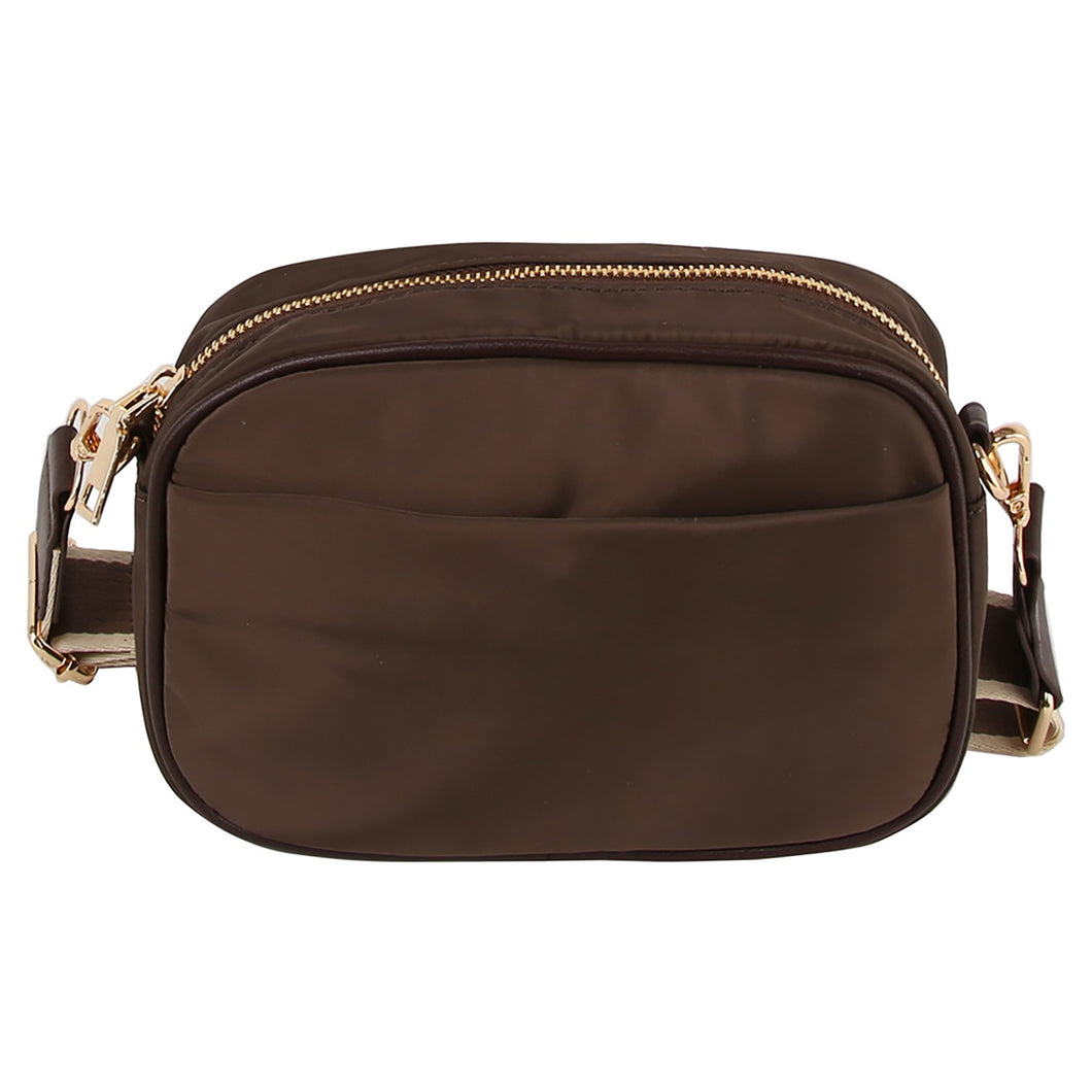 Living For It Nylon Crossbody Bag