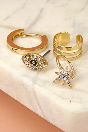 Gold Cuff Set