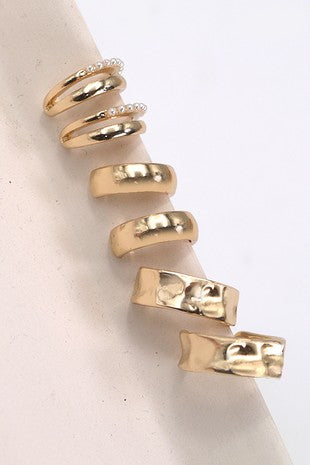 Gold Earring Set