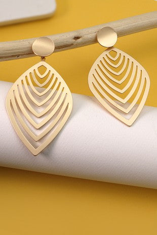 Gold Leaf Earring