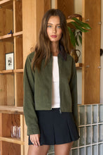 Load image into Gallery viewer, Say It Isn&#39;t So Olive Green Jacket
