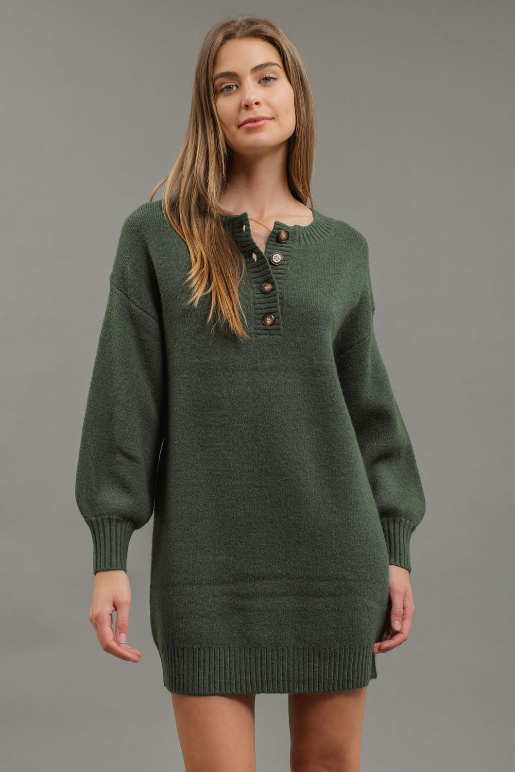 Green Sweater Dress