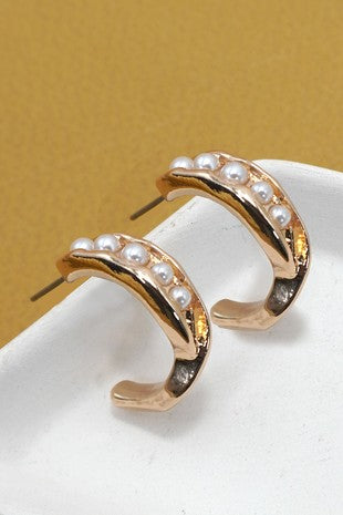 Pearl Hoops