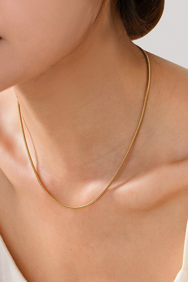 Snake Gold Necklace