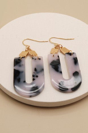 U Drop Earring