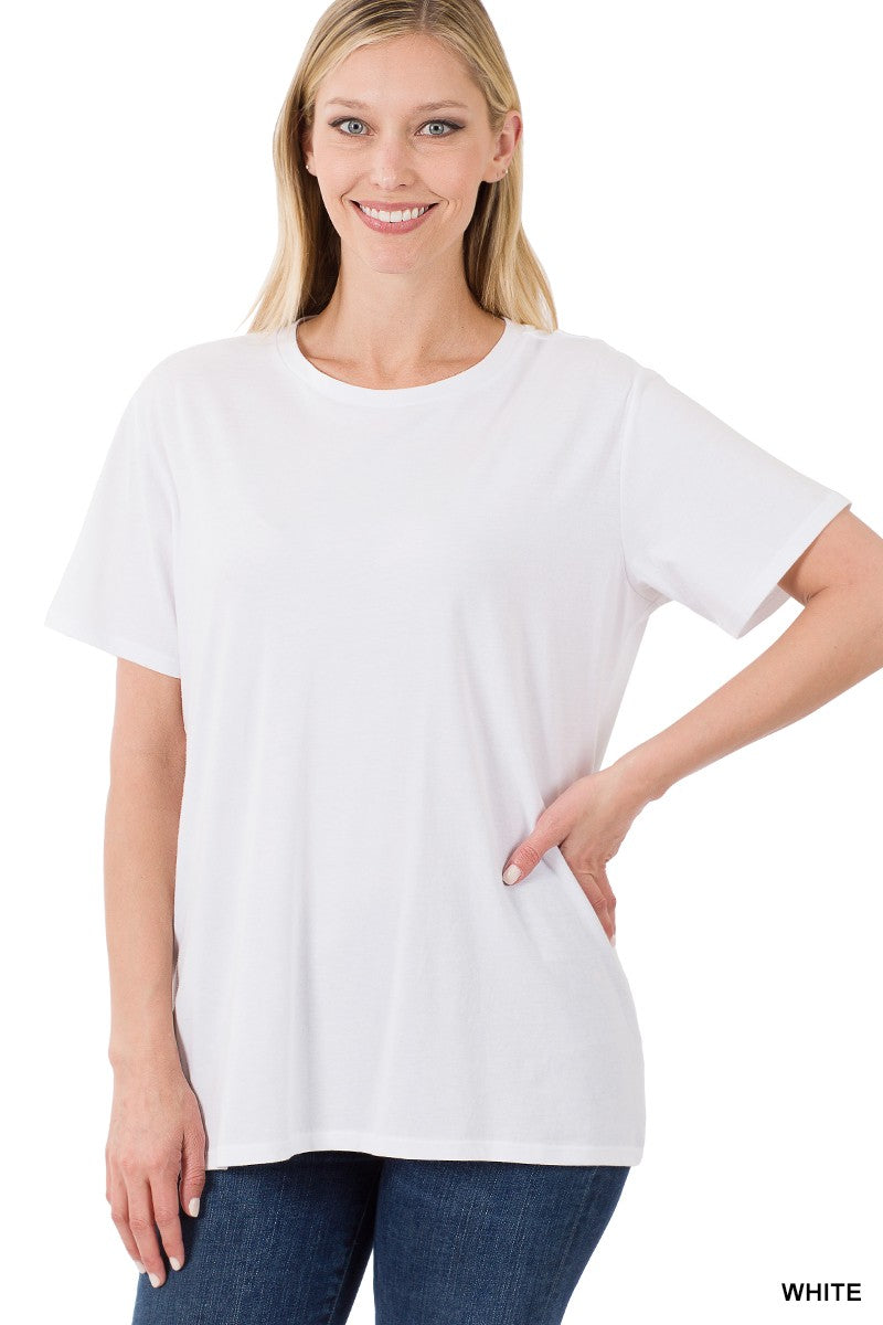 Being Basic Cotton White T-Shirt